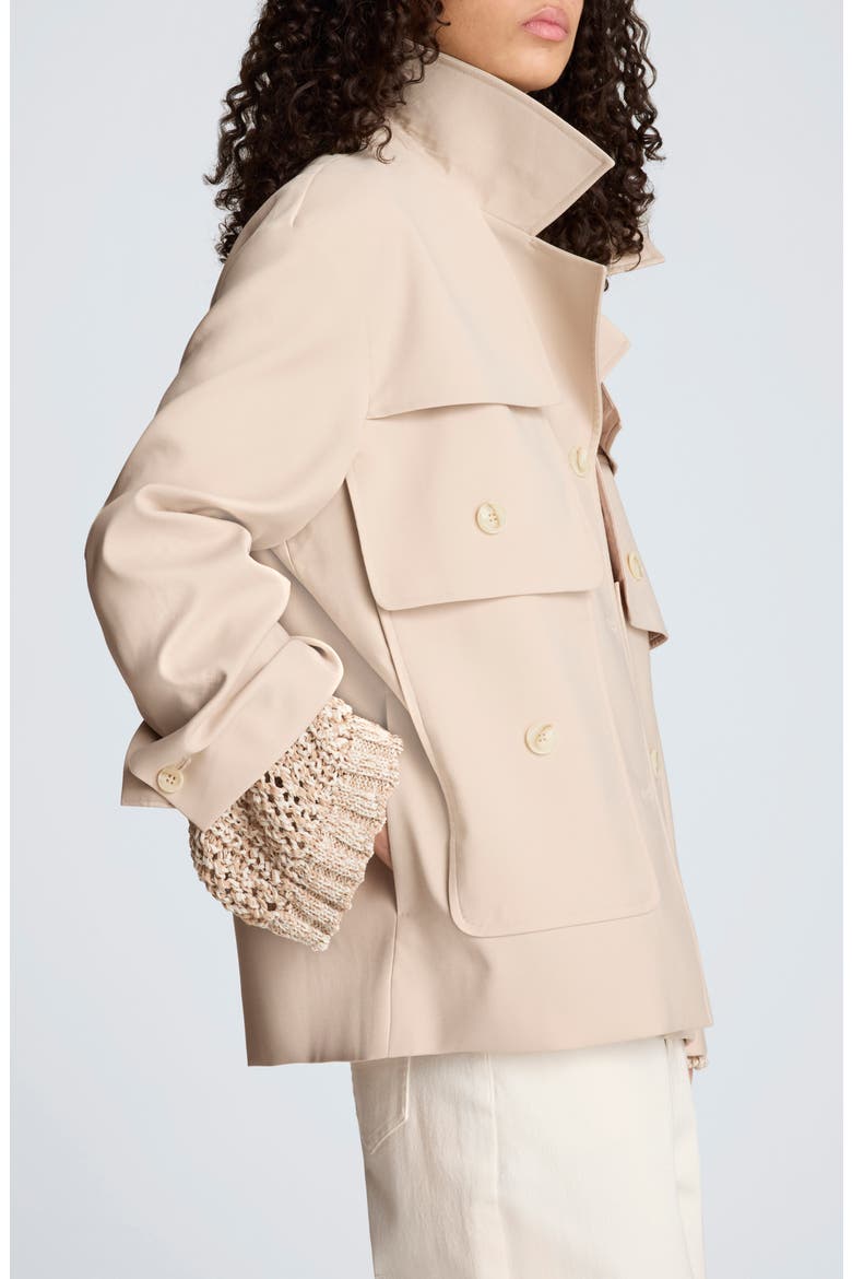 Twill Trench Jacket, Alternate, color, TIMELESS TAUPE