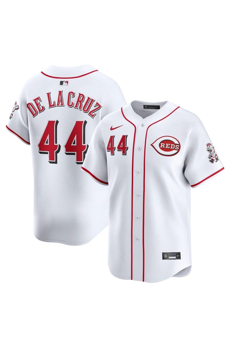 Men's Nike Elly De La Cruz White Cincinnati Reds Home Limited Player Jersey, Main, color, White