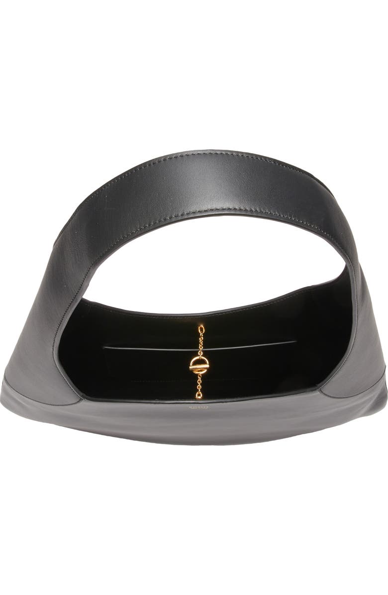 Khaite Large Joan Leather Hobo Bag, Alternate, color, 200 Black