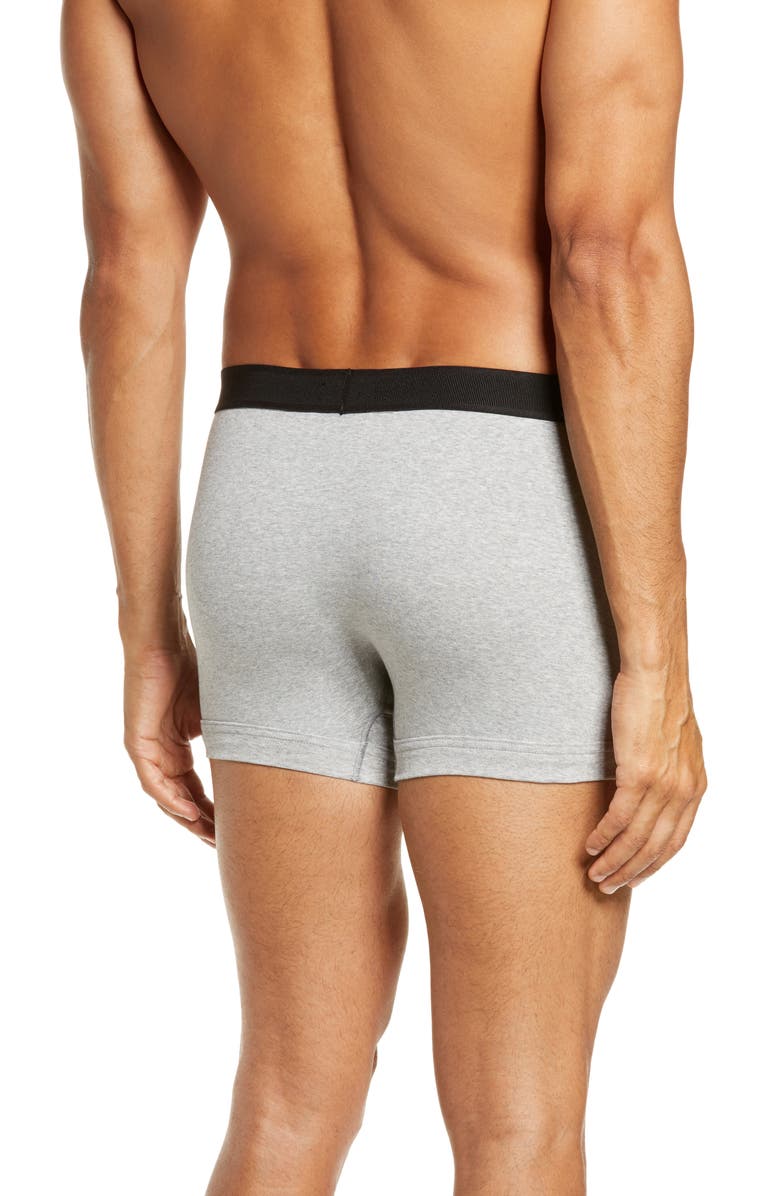 TOM FORD 2-Pack Cotton Jersey Boxer Briefs, Alternate, color, Grey Melange