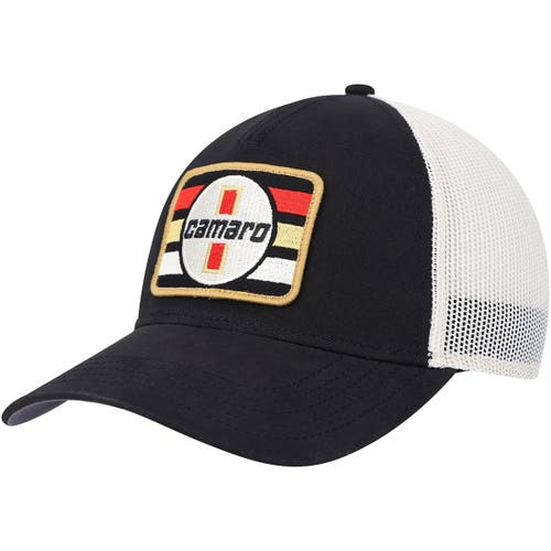 AMERICAN NEEDLE AMERICAN NEEDLE BLACK CAMARO TWILL VALIN PATCH SNAPBACK HAT