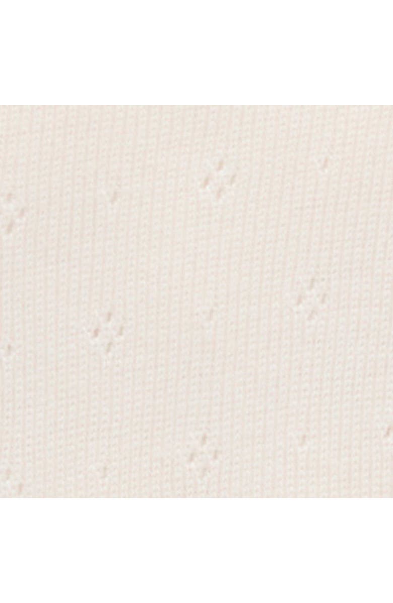 Purebaby Ruffle Pointelle Bodysuit, Alternate, color,