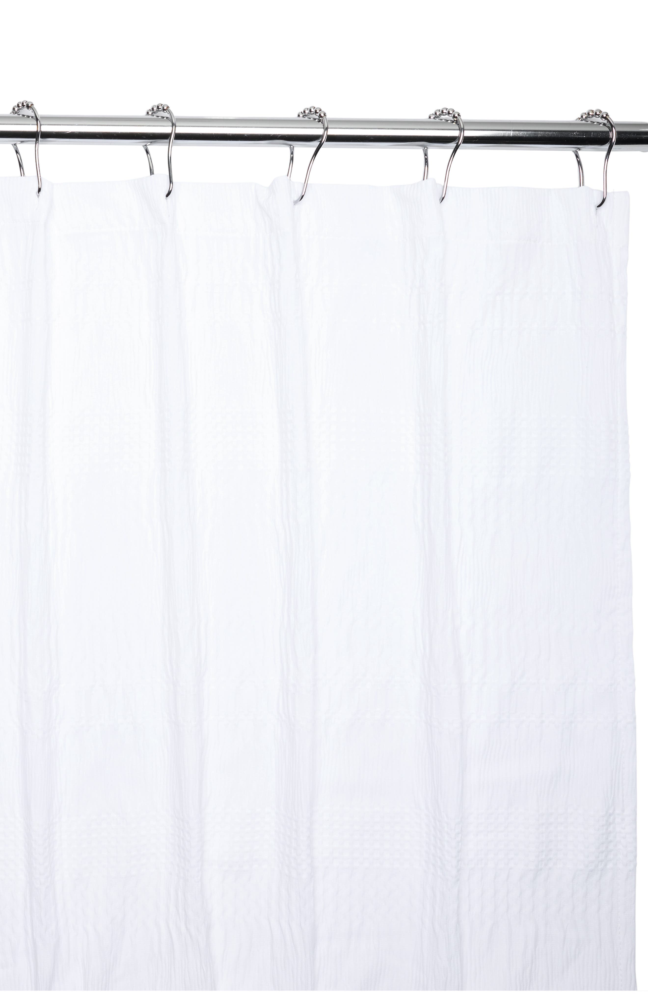 ARTISAN 34 Textured Cotton Shower Curtain