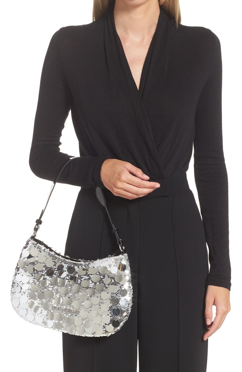 Simon Miller Sasi Sequin Shoulder Bag, Alternate, color,