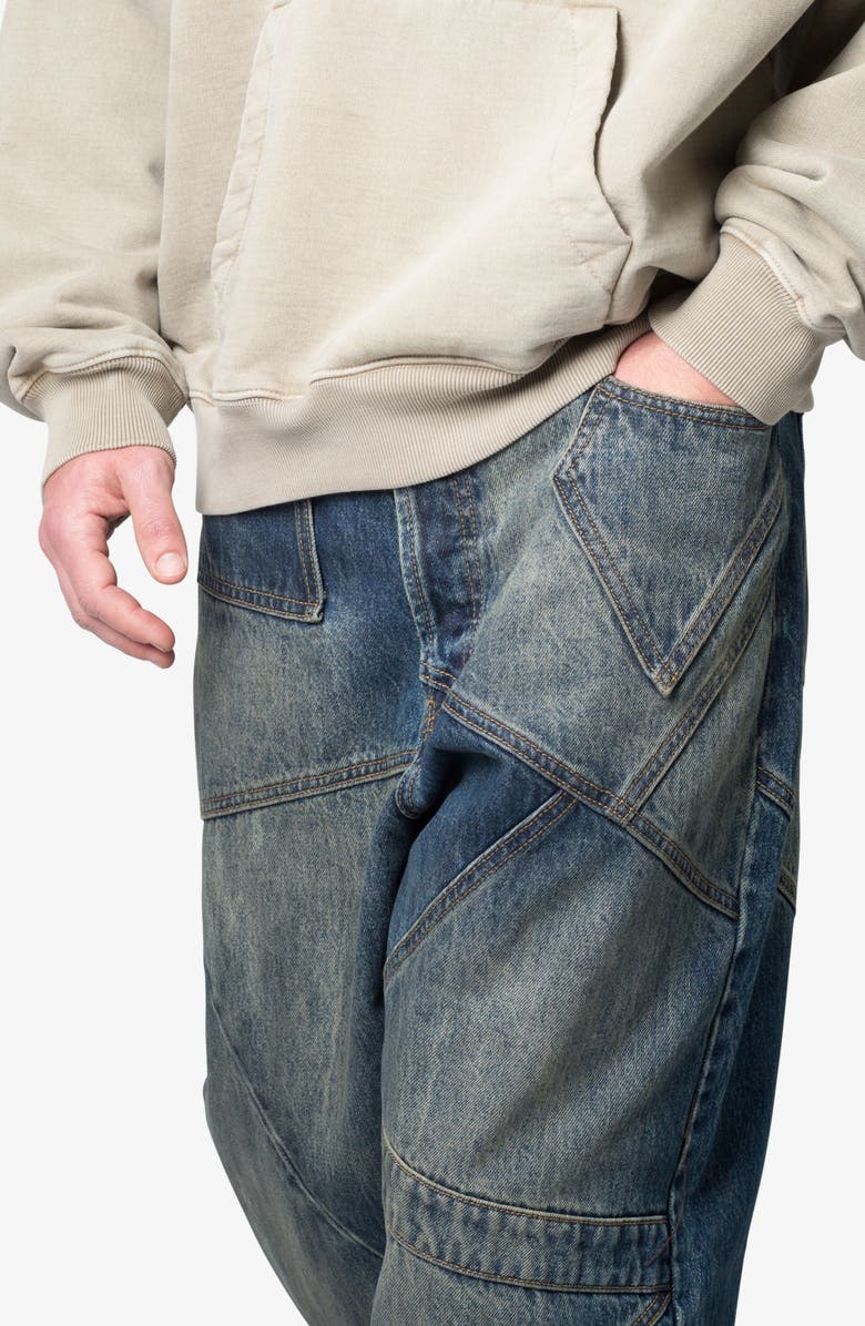 mnml Ultra Baggy Jeans, Alternate, color, Blue