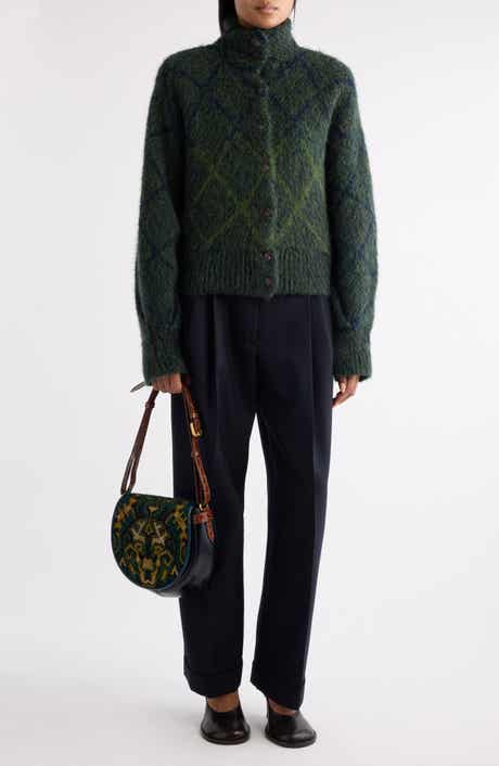 Partan Pleated Wool Blend Pants