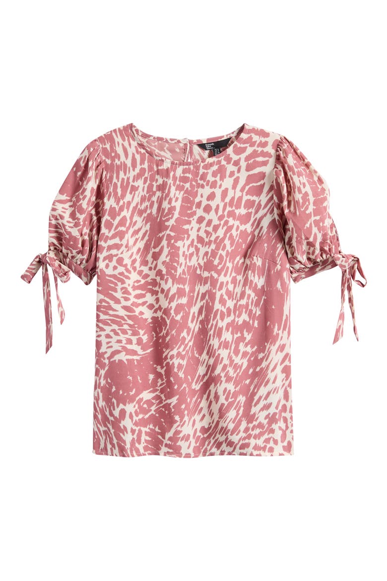 Tie Sleeve Top, Alternate, color, PINK