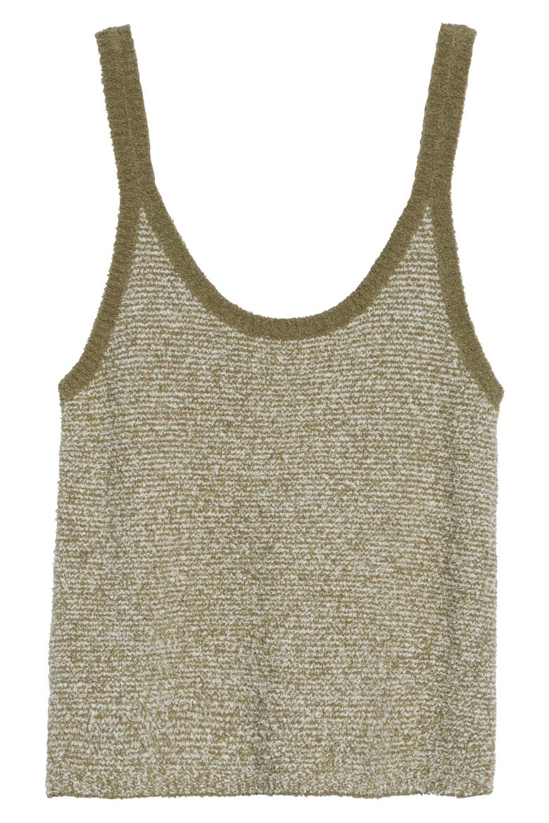 Textured Microstripe Tank, Alternate, color, ARTICHOKE/ OFF WHITE