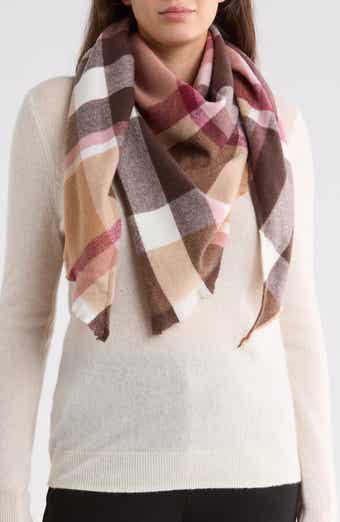 Plaid Triangular Scarf