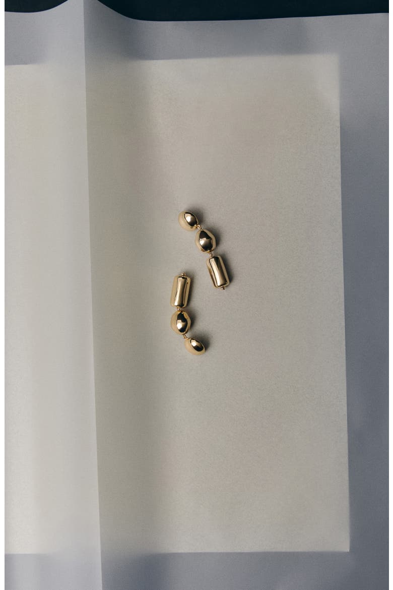 Pendant Drop Earrings, Alternate, color, GOLD
