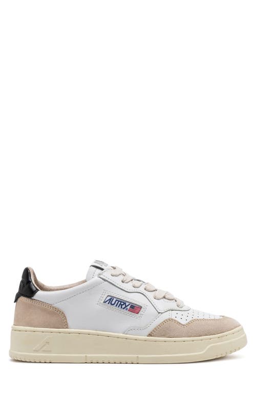 Autry Leather Low-top Sneakers With Perforated Toe Box
