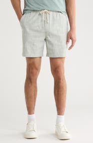 Marine Layer Saturday 6-Inch Drawstring Beach Shorts