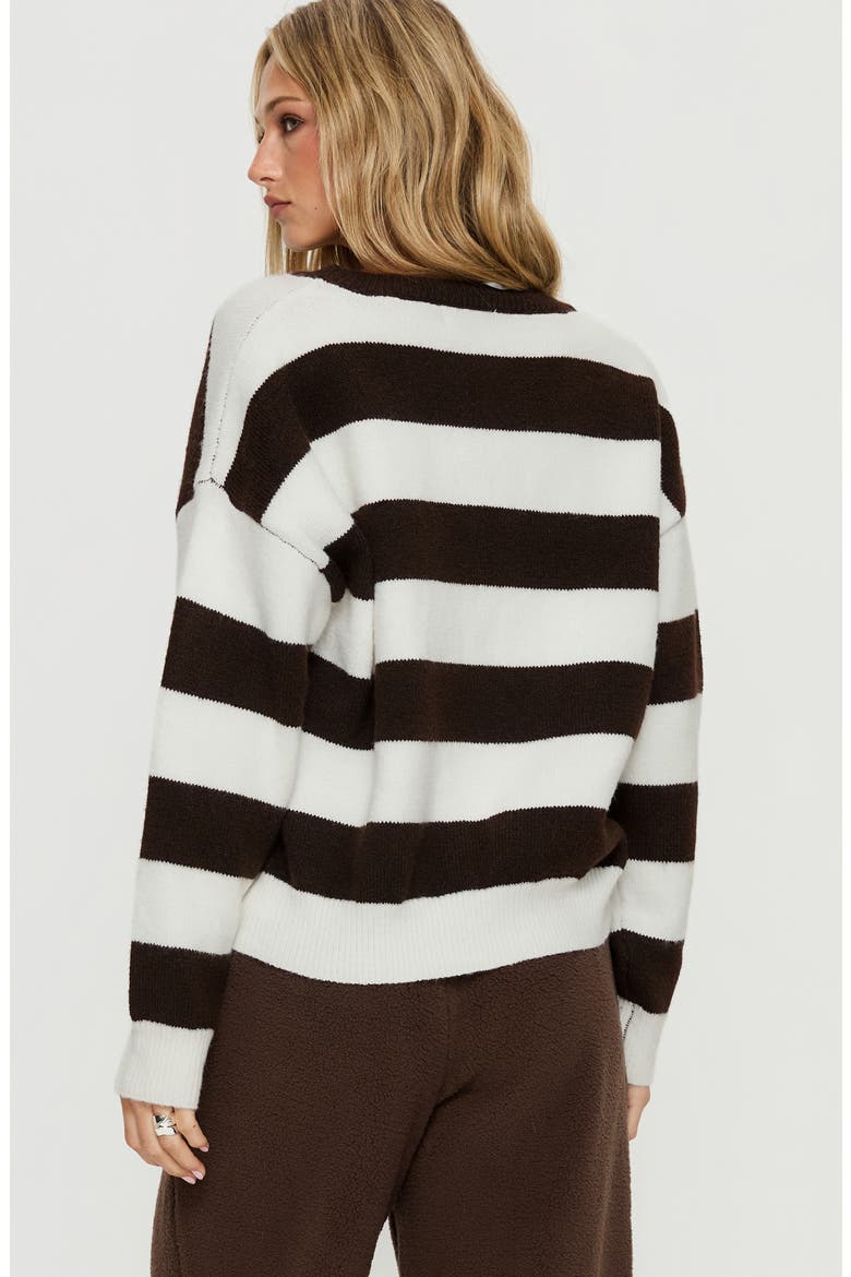 Corlie Oversized Crewneck Sweater, Alternate, color, MULTI