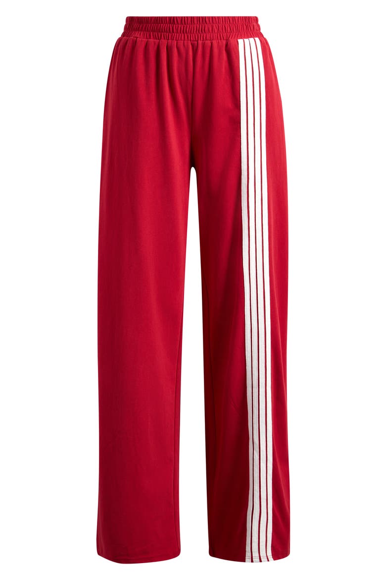 Red Eye Track Pants, Alternate, color, CRIMSON