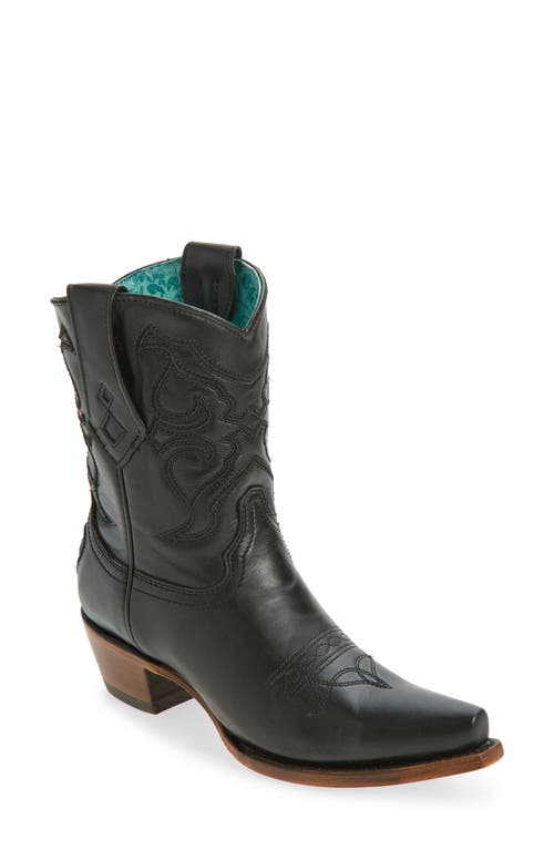 CORRAL Embroidered Western Boot in Black at Nordstrom, Size 9.5