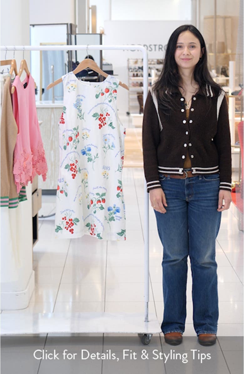 Palermo Floral Shift Minidress, sales video thumbnail