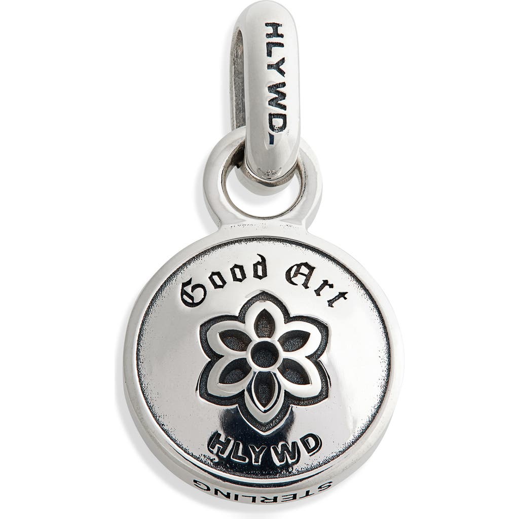 Good Art Hlywd Medium Lotus Pendant in Silver  product