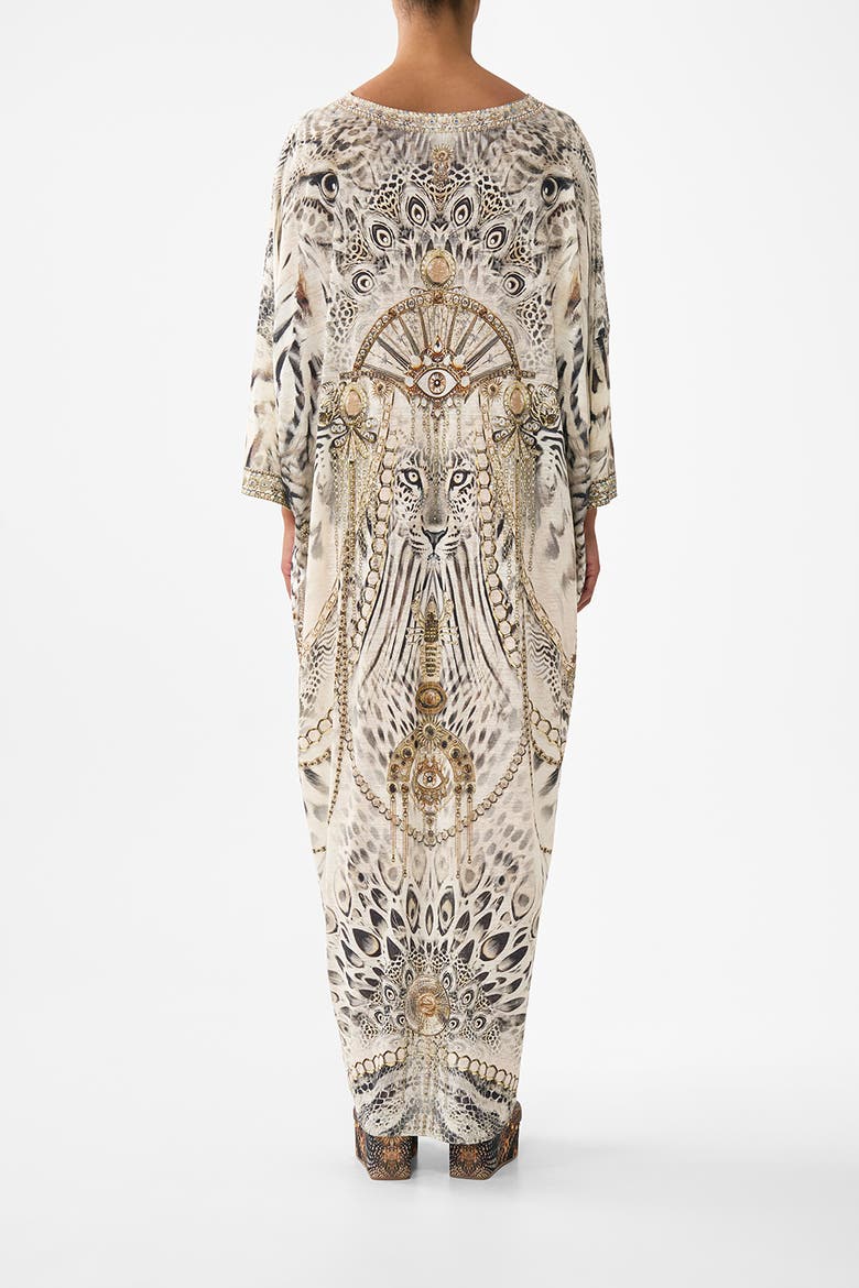 V Neck Batwing Kaftan, Alternate, color, Lady Lionheart