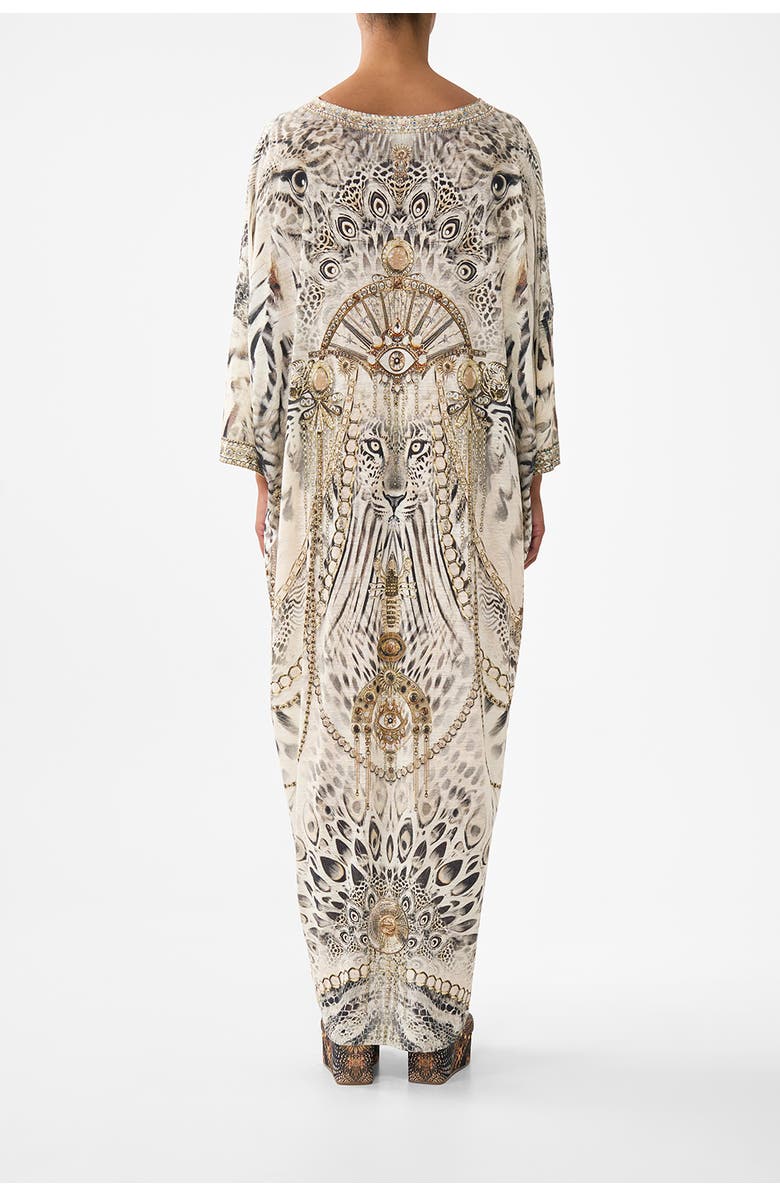 Camilla V Neck Batwing Kaftan, Alternate, color, Lady Lionheart