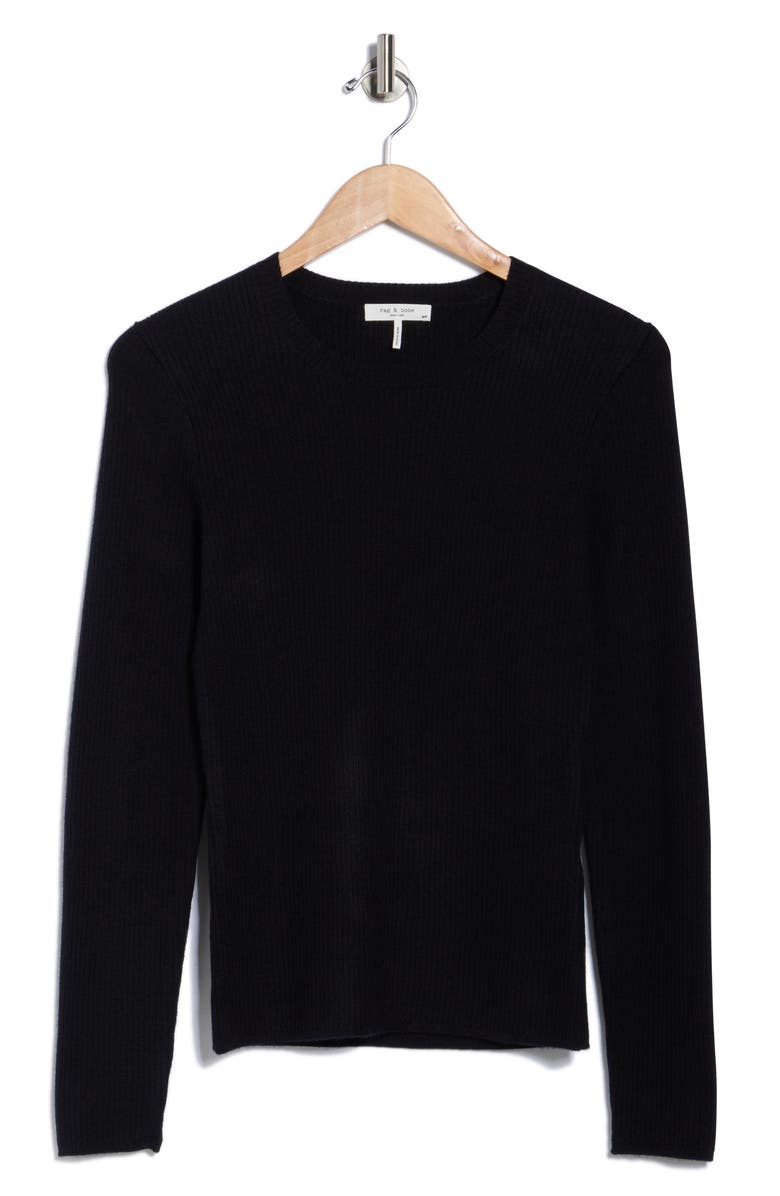 rag & bone Annalise Crewneck Sweater, Alternate, color, Salute