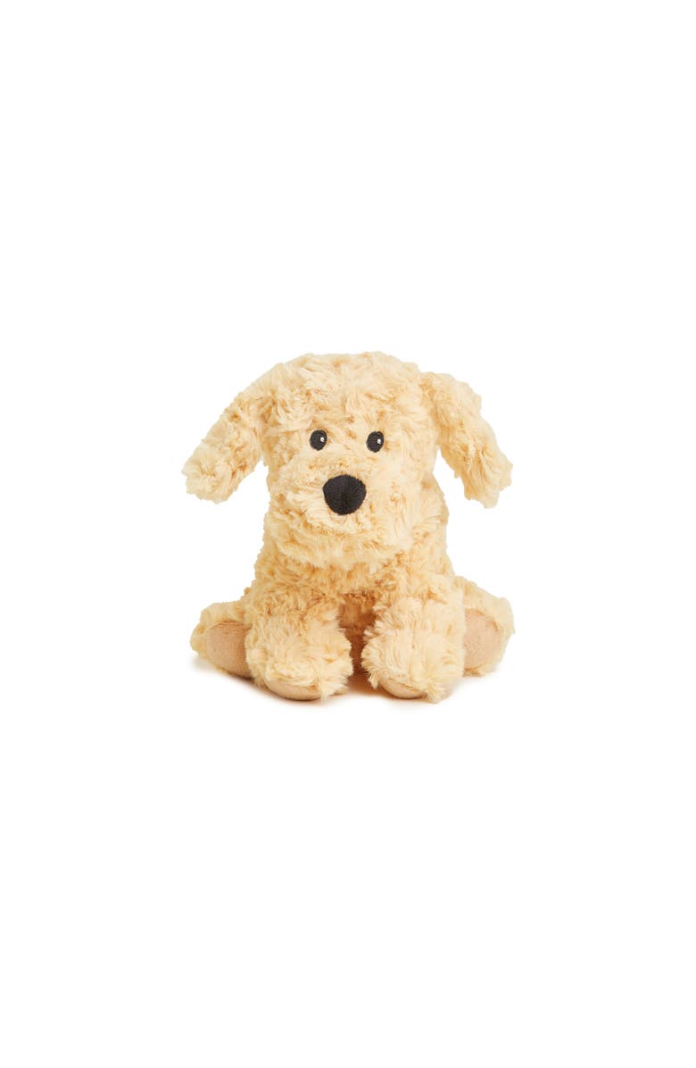 Warmies Dog Junior Plush Toy, Alternate, color, Gold