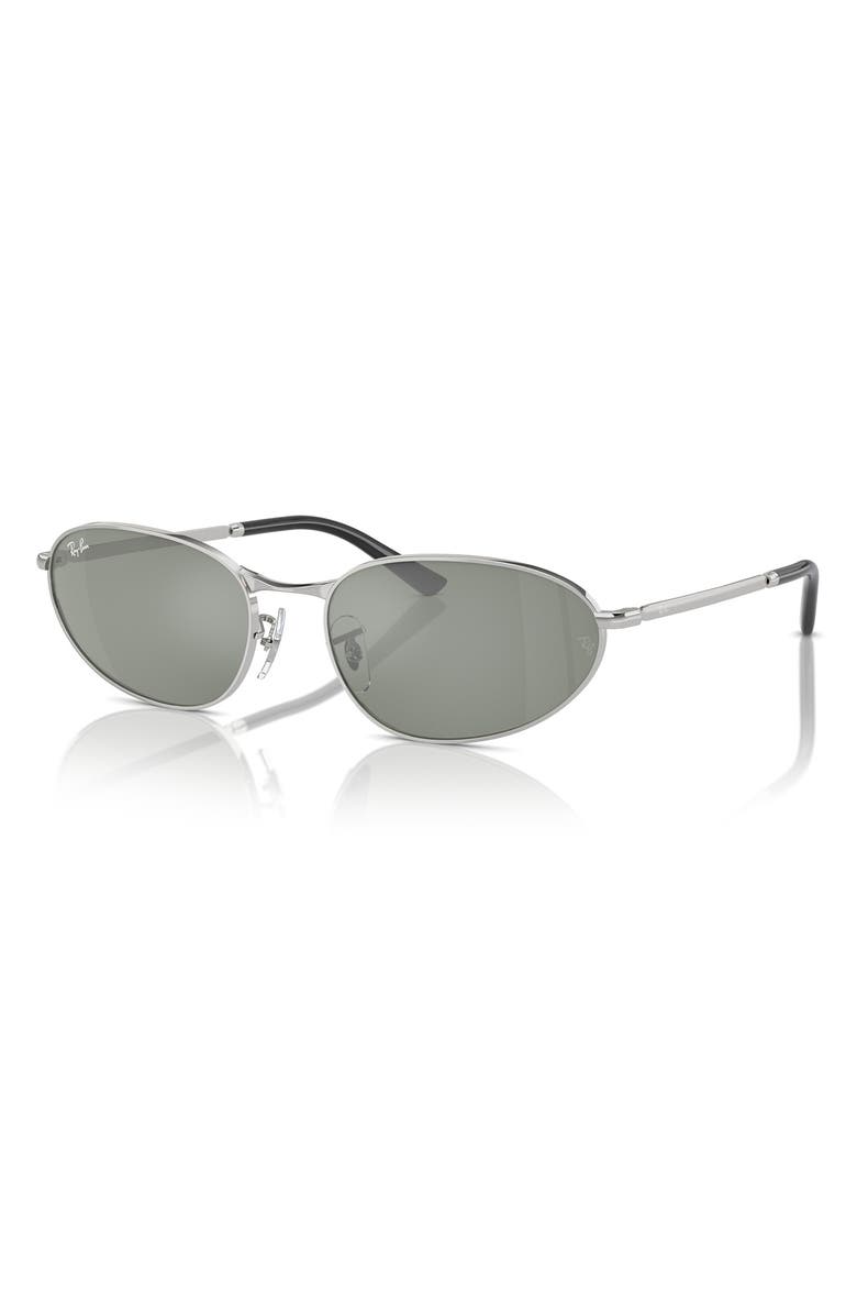 Ray-Ban 59mm Irregular Oval Sunglasses, Alternate, color,