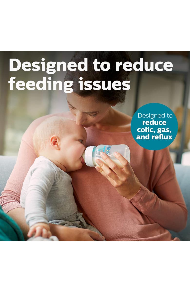 Avent Anti-colic Baby Bottle With AirFree Vent, 9oz, 4pk, Clear, Alternate, color, NO COLOR