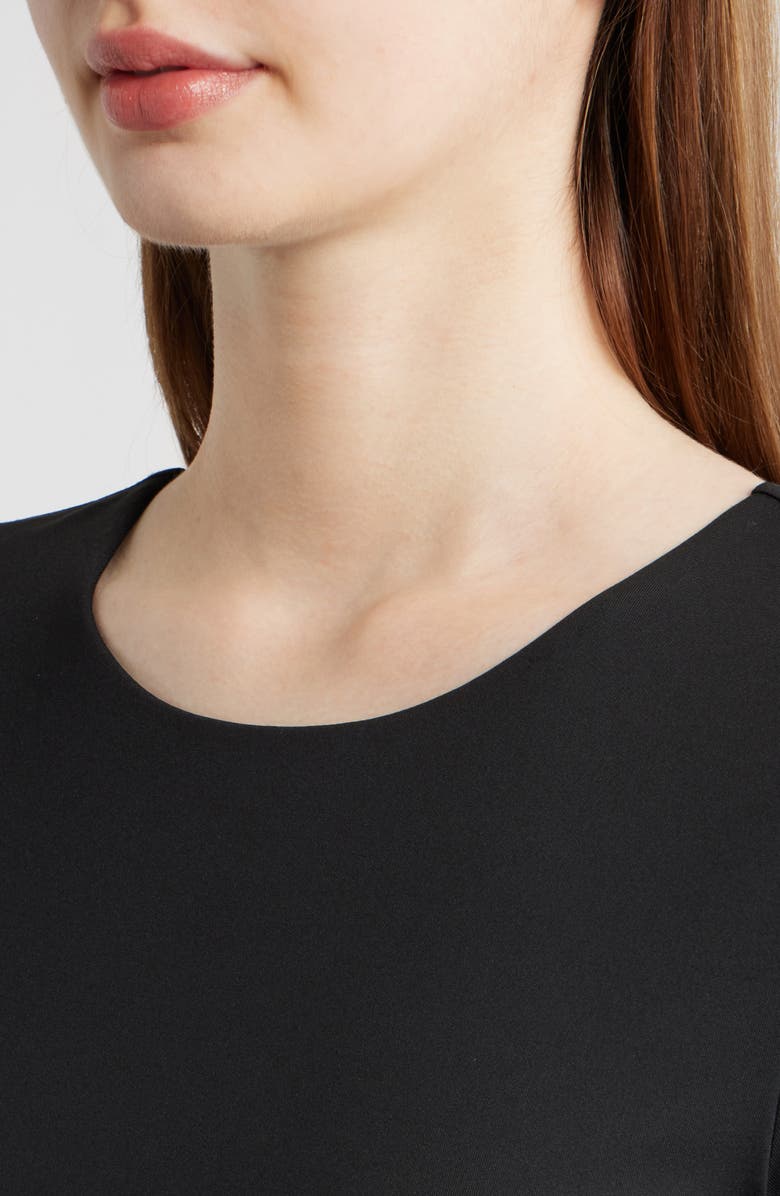 KOBI HALPERIN Rhianna Stretch Knit T-Shirt, Alternate, color, Black