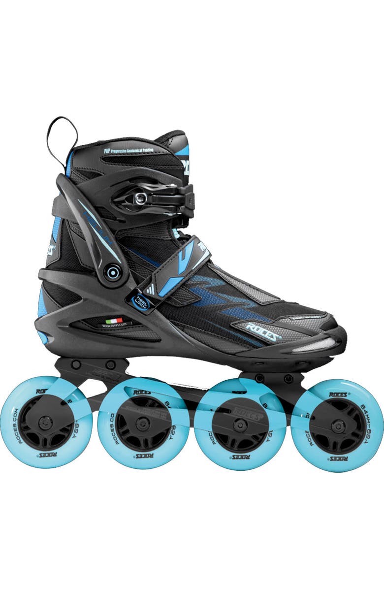 Roces Helium TIF Womens Inline Skates, Main, color, Black/Azure