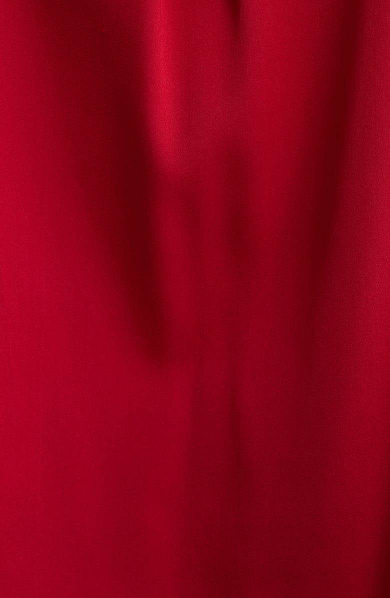 KOBI HALPERIN Eliza Silk Blend Button-Up Top, Alternate, color, Scarlet