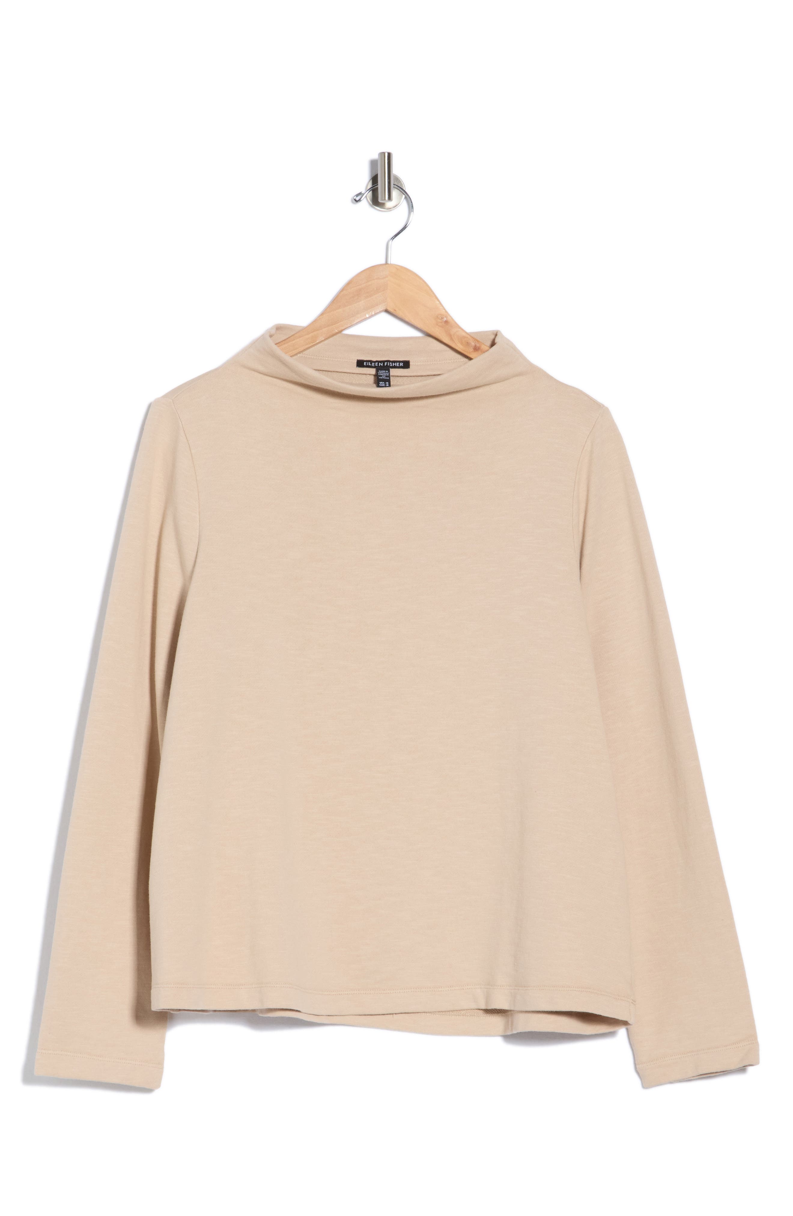 Funnel Neck Organic Cotton Top