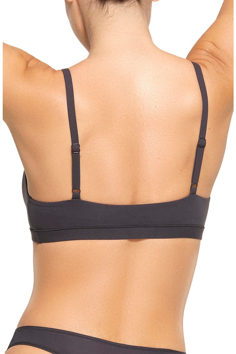 Fits Everybody Scoop Bralette, Alternate, color, GRAPHITE
