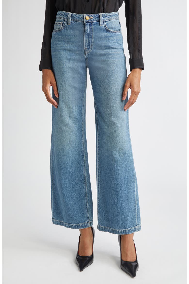 Scottie High Waist Wide Leg Jeans, Main, color, FARGO