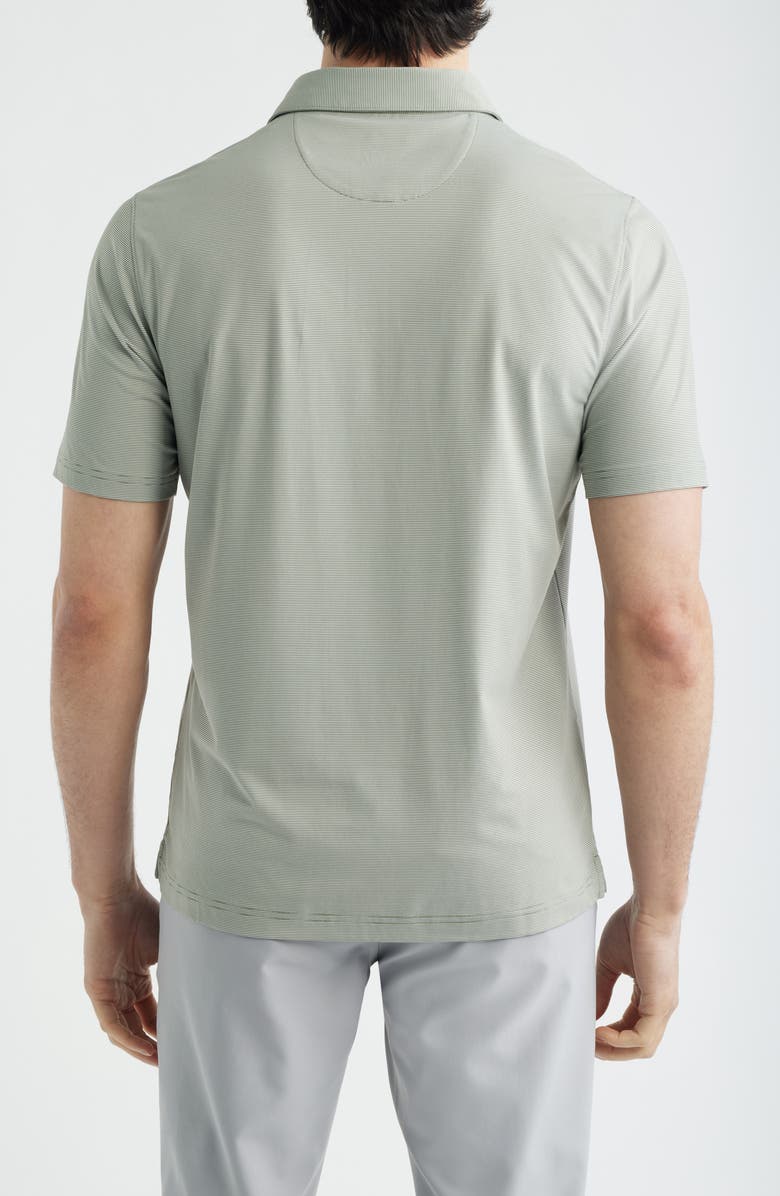 Scott Barber Micro Stripe Polo, Alternate, color, Agave