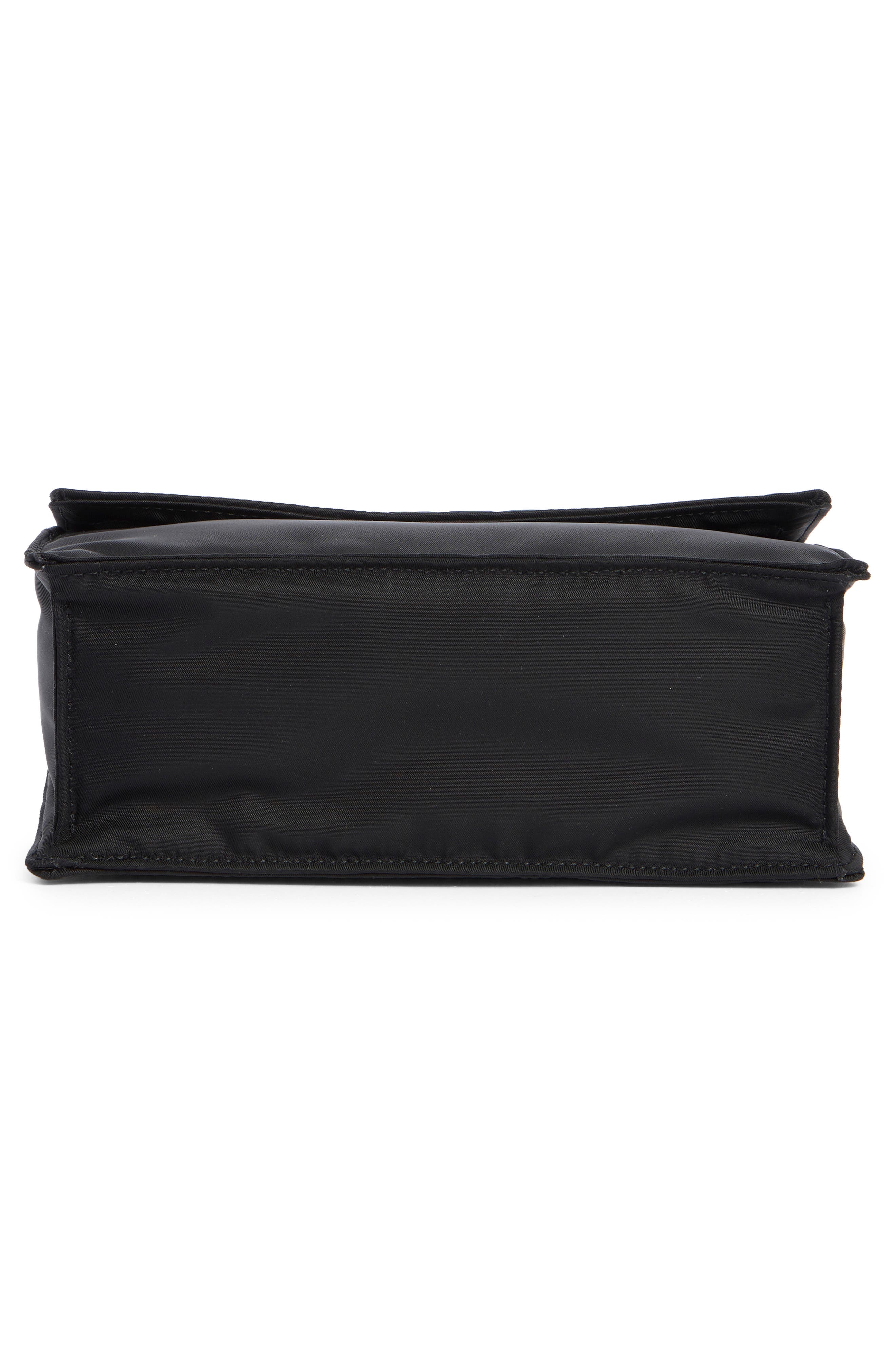 Off-White Soft Jitney Nylon Crossbody Bag, Alternate, color, Black