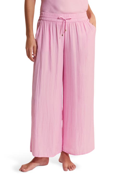 Cheeta Wide Leg Pajama Pants