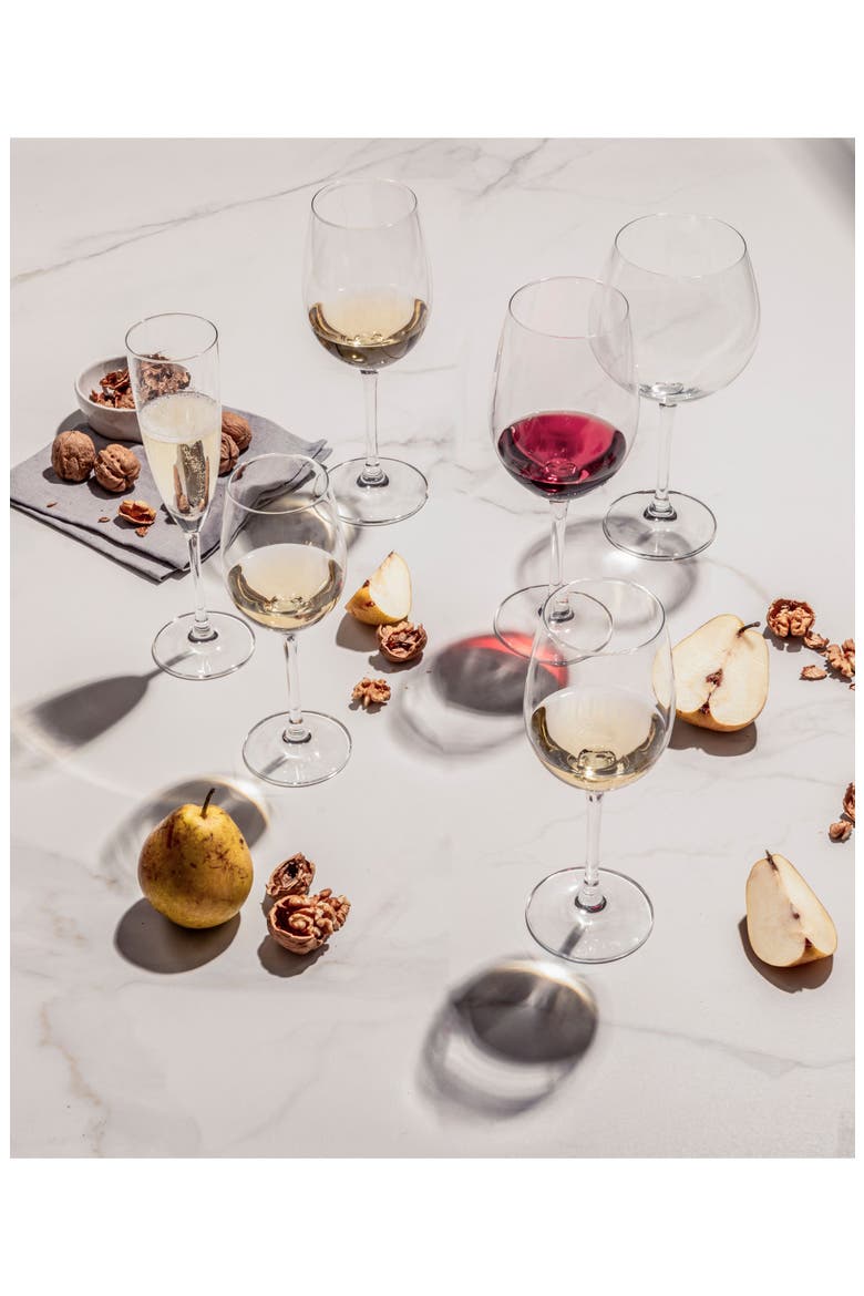 Schott Zwiesel Classico Set of 6 Claret Wine Glasses, Alternate, color, CLEAR