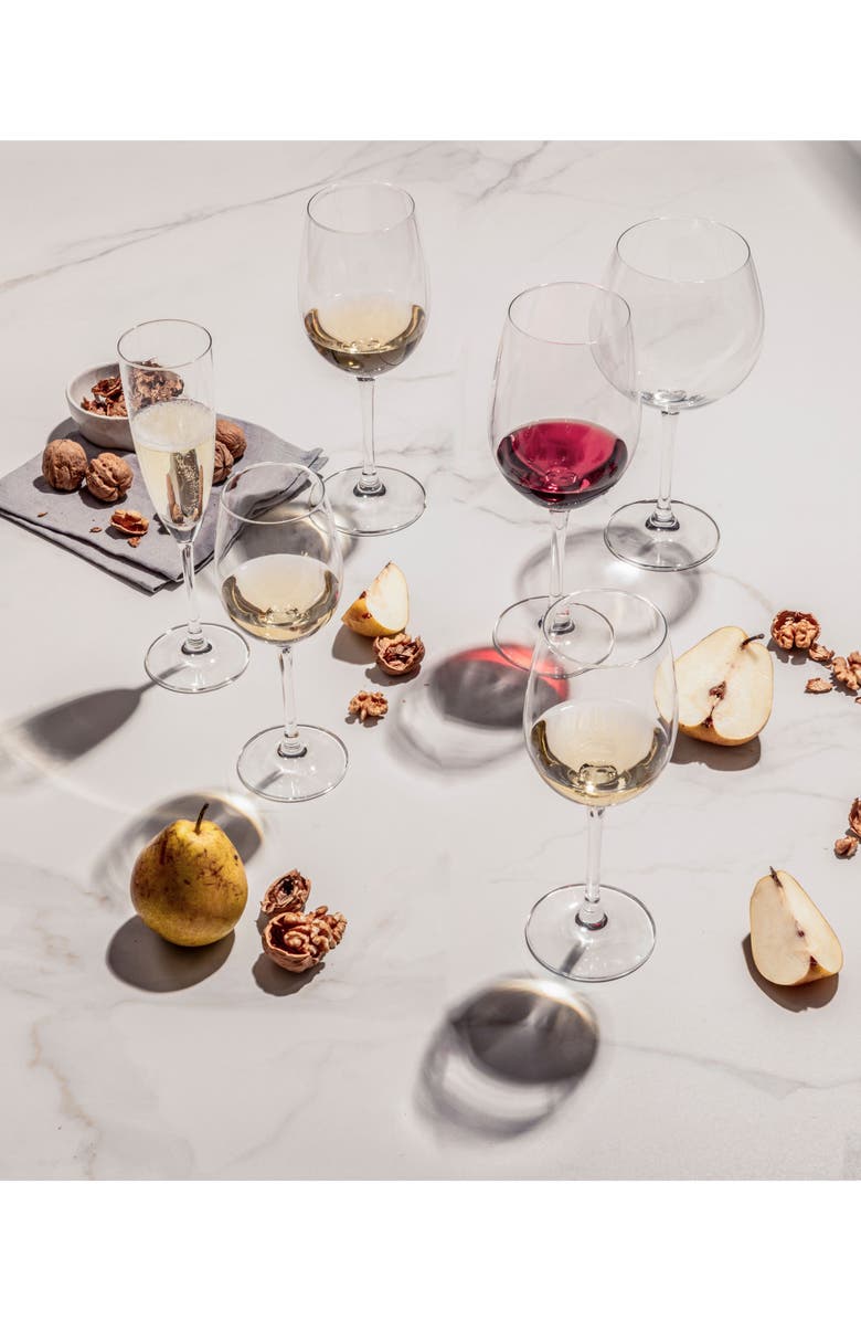 Fortessa Schott Zwiesel Classico Set of 6 Burgundy Wine Glasses, Alternate, color, Clear