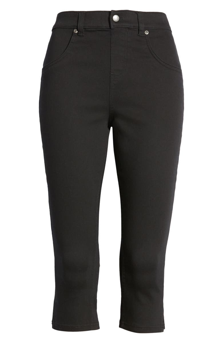 Hue Ultrasoft High Waist Capri Denim Leggings, Alternate, color, 