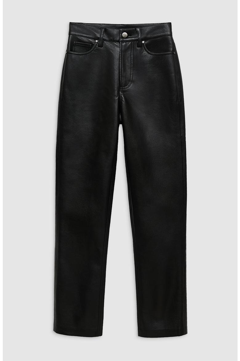Bruno Pant Recycled Leather, Alternate, color, Black Recycled Leather