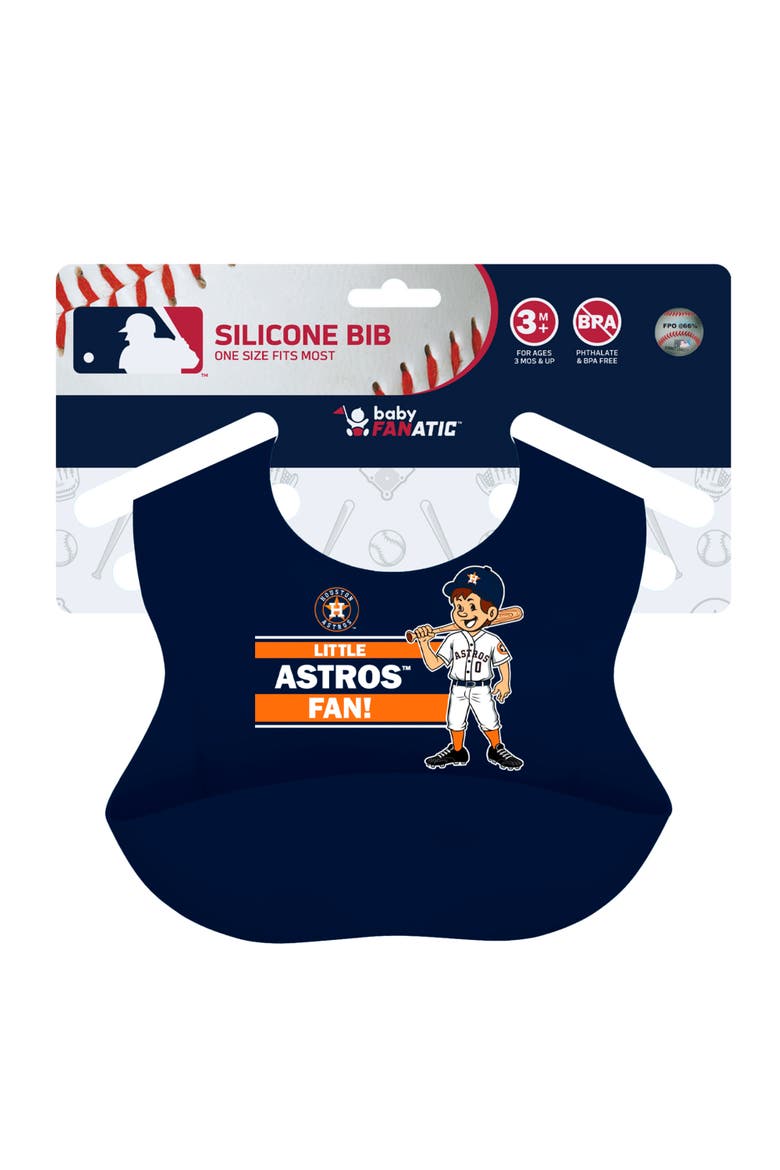 Houston Astros - MLB Silicone Bib, Alternate, color, Multicolor