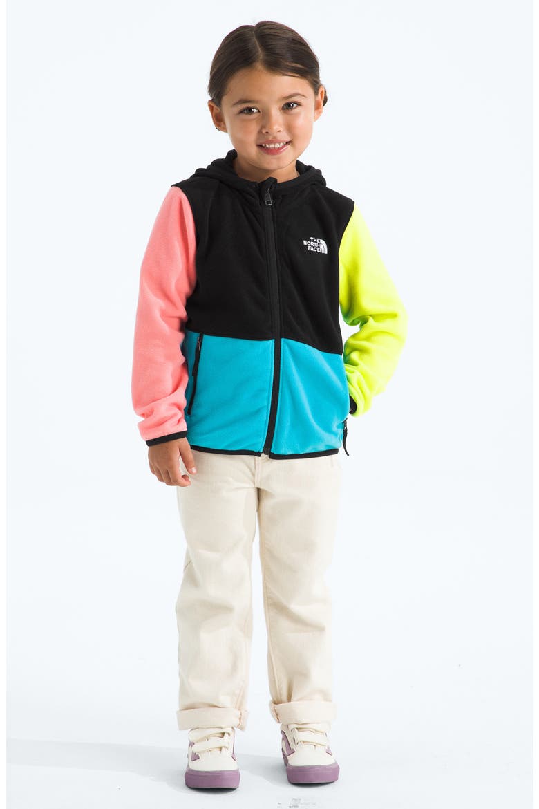 Kids' Glacier Zip Hoodie, Alternate, color, TNF BLACK/ MERIDIAN BLUE/ FIZZ