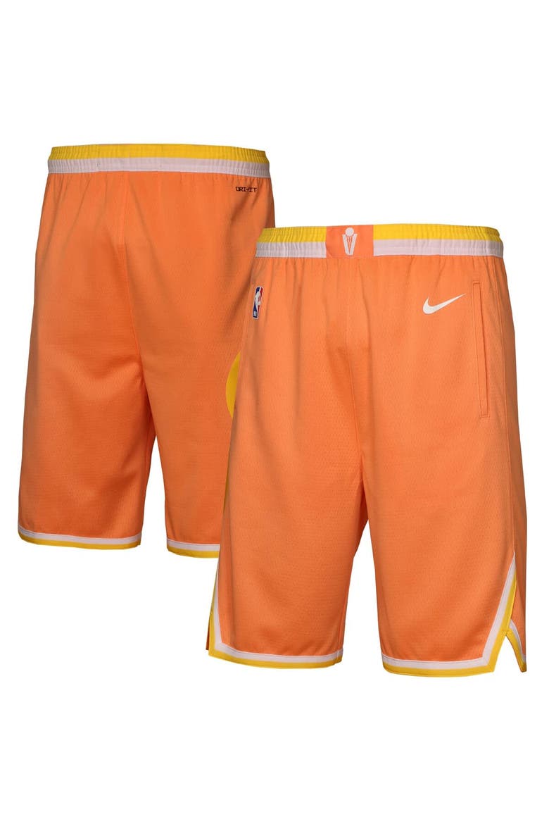 Youth Nike Orange Cleveland Cavaliers 2025/26 City Edition Swingman Performance Shorts, Main, color, Orange
