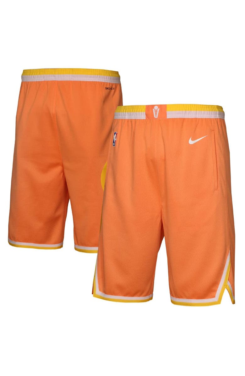 Nike Youth Nike Orange Cleveland Cavaliers 2025/26 City Edition Swingman Performance Shorts, Main, color, Orange