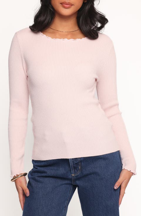 Kya Lettuce Edge Rib Sweater