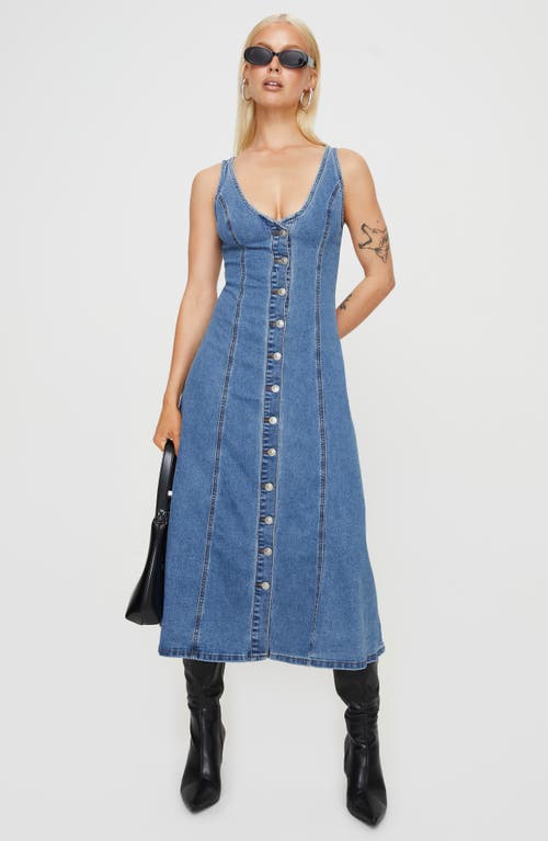 PRINCESS POLLY PRINCESS POLLY MIDLER DENIM MIDI DRESS