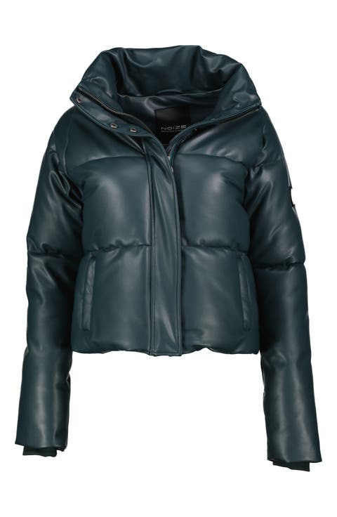 Evita-X Water Resistant Crop Puffer Jacket