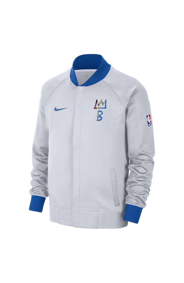 Nike Men's Nike White Brooklyn Nets 2022/23 City Edition Showtime Thermaflex Full-Zip Jacket, Alternate, color, 