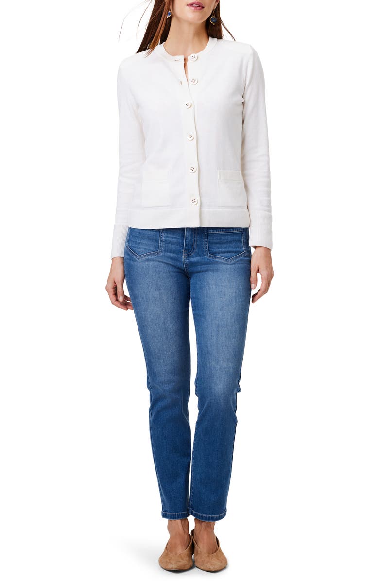 NIC+ZOE Prepped Up Cotton Blend Cardigan, Alternate, color, 