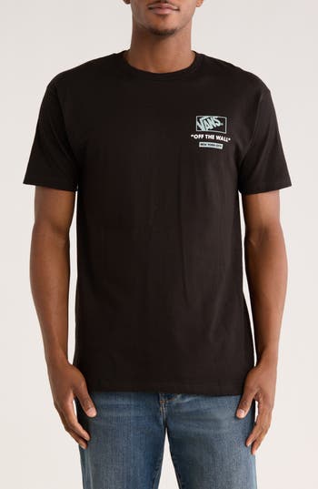 Vans Ny Stacked Logo Graphic T-shirt In Black